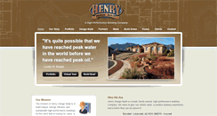 Desktop Screenshot of henrydesignbuild.com